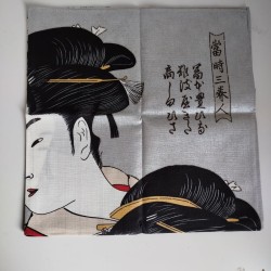 Furoshiki cotton 70cm Utamaro