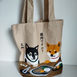 Eco shopping bag Shiba dog