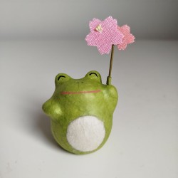 Frog with Sakura