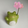 Frog with Sakura