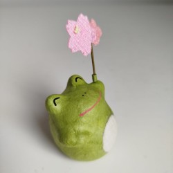 Frog with Sakura