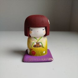 Kokeshi in ceramica -salvadanaio