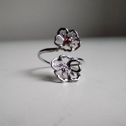 Peony buds ring