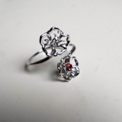 Peony buds ring