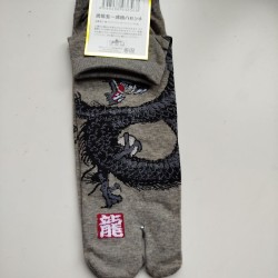 Tabi socks No-show 38-40 Tiger&Dragon