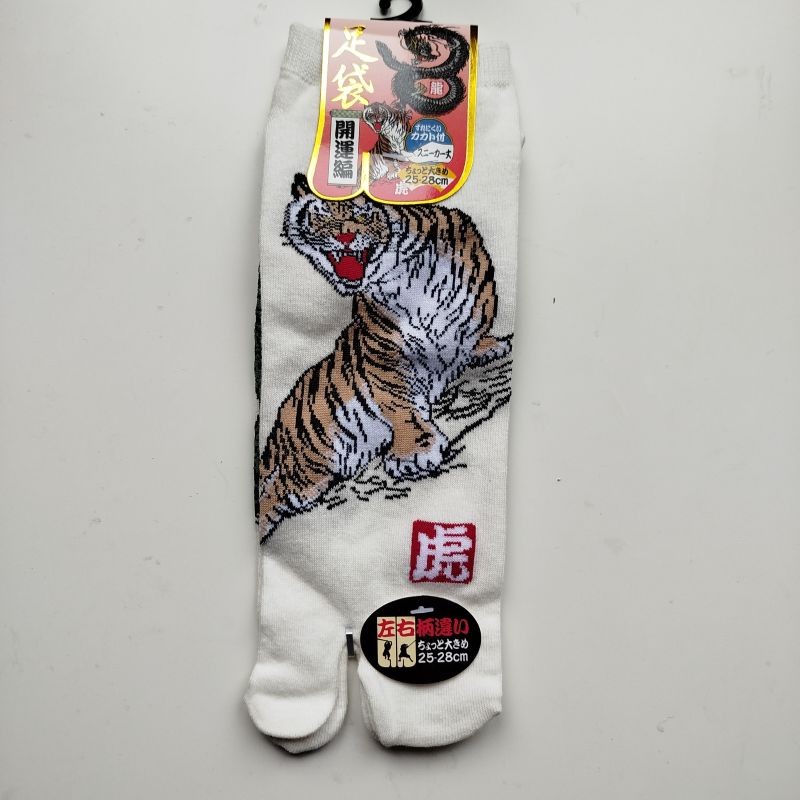 Tabi socks No-show 38-40 Tiger&Dragon