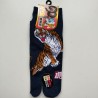 Tabi socks No-show 38-40 Tiger&Dragon