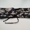 Obi belt in japanese cotton -cherry blossoms