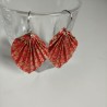 Earrings origami Leaf, amphora