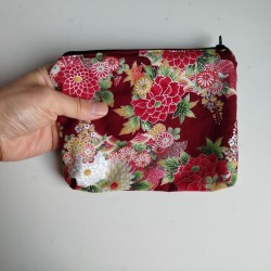 Mini cosmetic pouch Bordeaux L