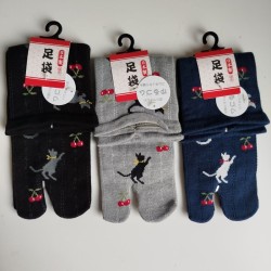 Tabi socks Cats 35-37 soft