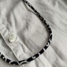 Chirimen cord Necklace Navy karakusa