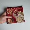 Mini square pouch Bordeaux