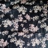 Japanese cotton 100cm Cherry blossoms black