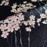 Japanese cotton 100cm Cherry blossoms black