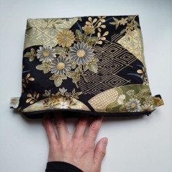 Japanese cotton pouch- fan