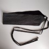 Obi belt in japanese cotton -Seigaiha nero