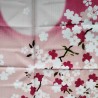 Furoshiki 50cm- Nightingale and cherry blossoms