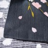 Furoshiki 50cm- Cherry blossoms black