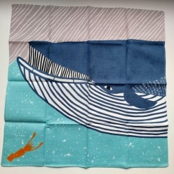 Furoshiki 50cm Whale of...