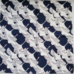 Furoshiki 50cm Gru blu