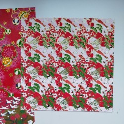 Origami Washi yuzen Rosso