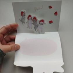 Cats pop-up card