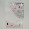 Postcard Shiba inu under cherry blossoms