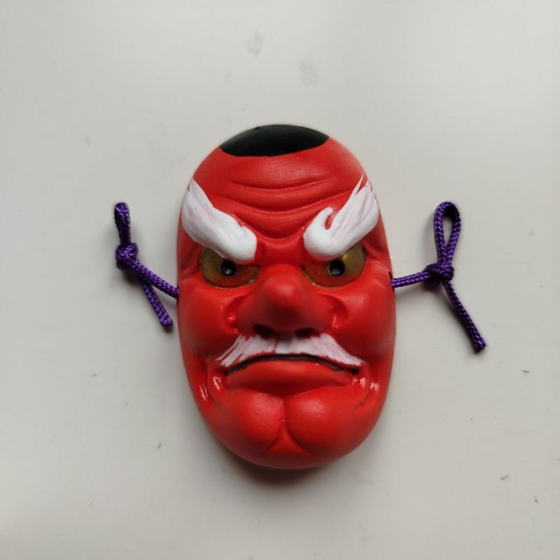 Ceramic mini Mask -Tengu