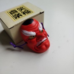 Ceramic mini Mask -Tengu