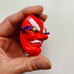 Ceramic mini Mask -Tengu