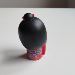 Kokeshi in resina Ventaglio