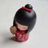 Kokeshi in resina Ventaglio