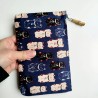 Pochette Gatti portafortuna Blu