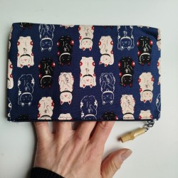 Pouch manekineko Navy