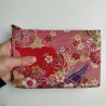 Chirimen pouch Red