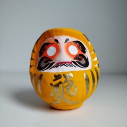 Yellow Daruma 12cm