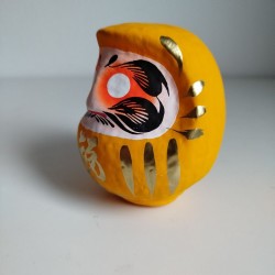 Yellow Daruma 12cm