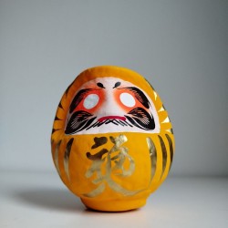 Yellow Daruma 12cm