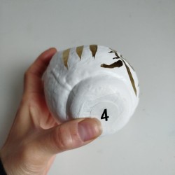 White Daruma 12cm