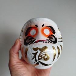 Daruma Bianca 12cm