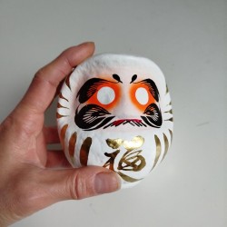 Daruma Bianca 12cm