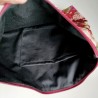 Japanese cotton pouch -Bordeaux