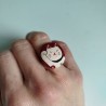 Button Ring Cat manekineko