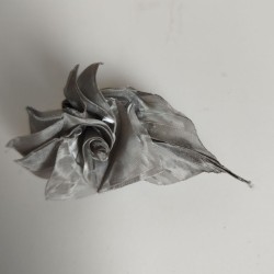 Pin-brooch Rose metal origami