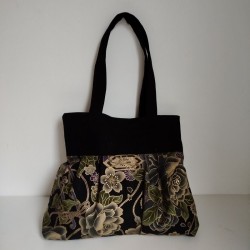 Sholder bag in Japanese cotton