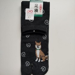 Tabi socks Shiba and circle 38-40