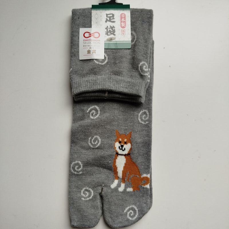 Tabi socks Shiba and circle 38-40