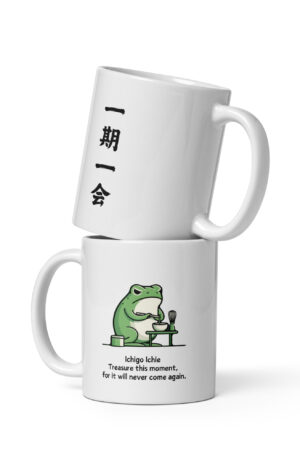 Zen Moments Mug with "Ichigo Ichie" Japanese Text and Explanation