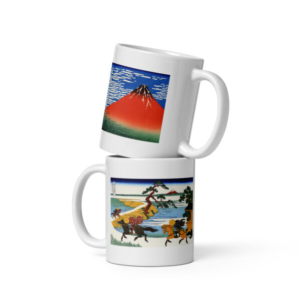 Hokusai Red Fuji Mug